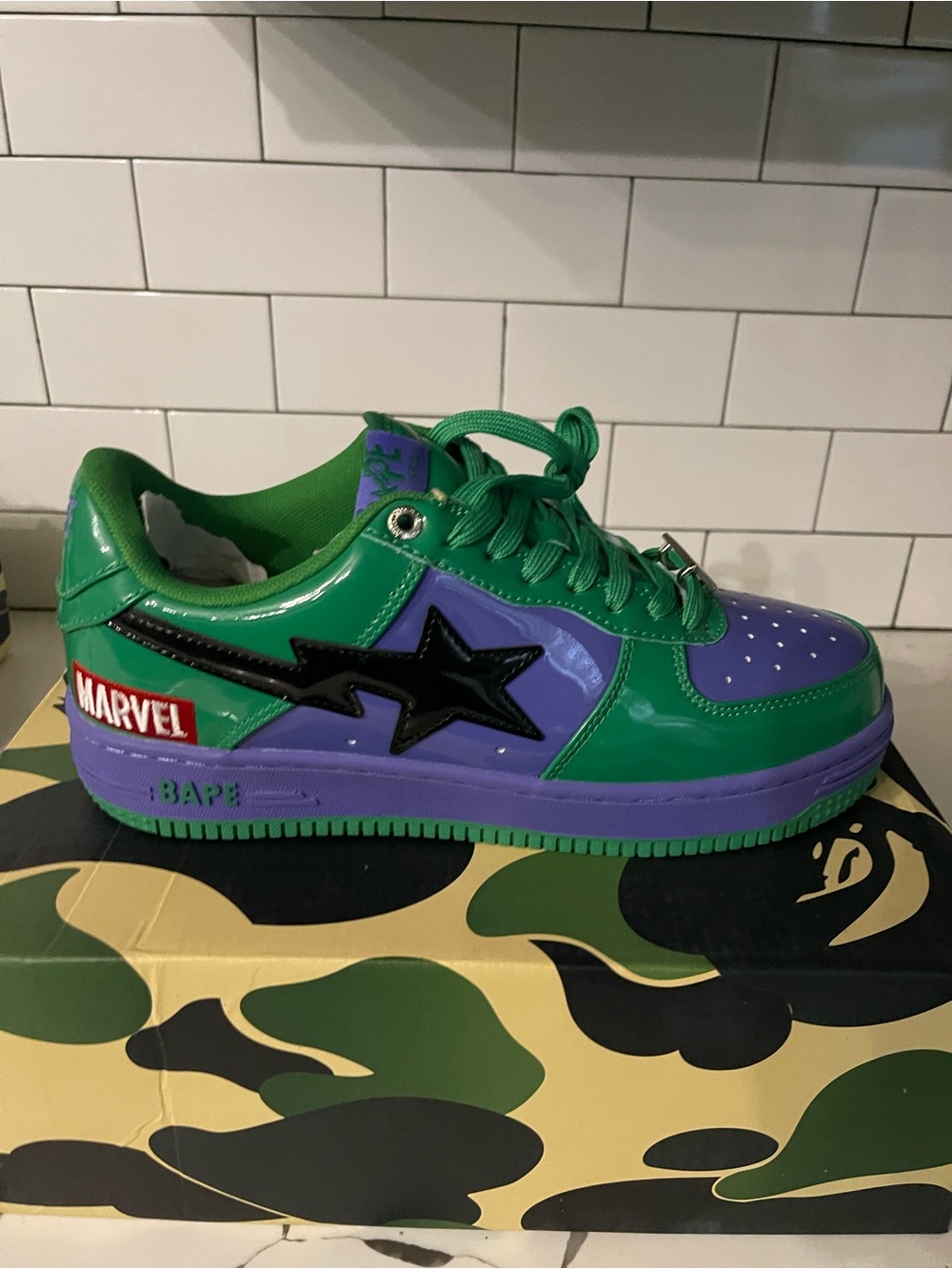 Mens Bapestas Size 9.5.